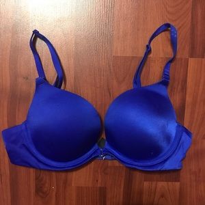 Royal Blue Victoria’s Secret Very Sexy Plunge Bra